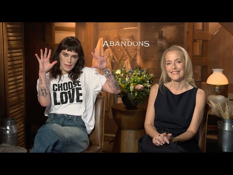 THE ABANDONS Interview! Gillian Anderson & Lena Headey talk Constance & Fiona chemistry! Netflix