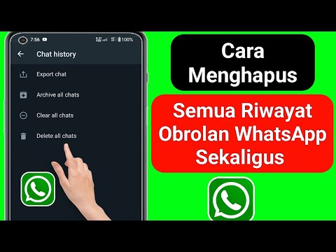Cara Menghapus History Chat WhatsApp Secara Permanen (2023) | Hapus Semua Riwayat Obrolan WhatsApp