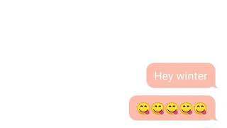 If Winter Texted Kinkajou! : Wings of fire :