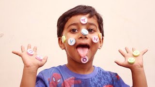 Naughty Boy Minnu Learning Alphabets ABCD Nursery Rhyme Song For Kids My Kids Rhymes