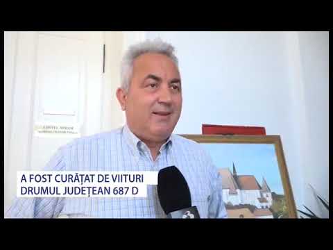 Drumul către Lunca Cernii a fost curățat de aluviuni - Stiri Antena Vest -