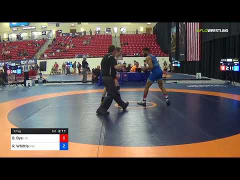 2018 Marine Corps US Open/Senior Men's Greco-Roman 77 Con 8 #1 - Brett Bye (LOG) Vs. Ryan Whittle
