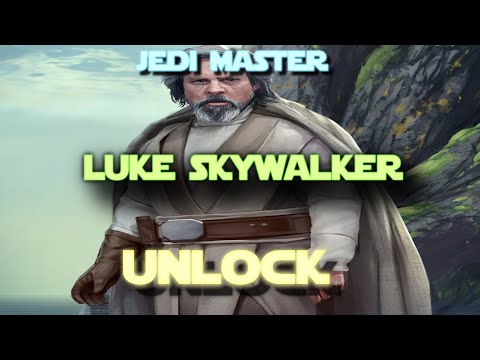 Star Wars Galaxy of Heroes Jedi Master Luke Skywalker Unlock