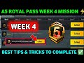 A5 WEEK 4 MISSION | PUBG WEEK 4 MISSIONS EXPLAINED | A5 ROYAL PASS WEEK 4 MISSION | C6S16 WEEK 4