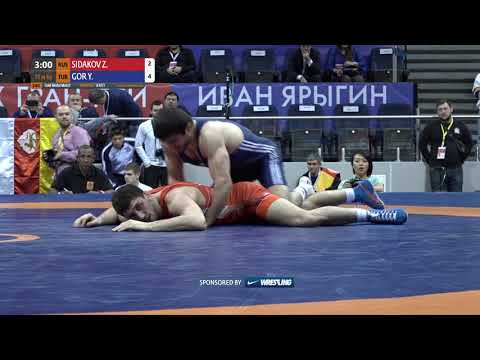 GOLD FS - 74 kg: Z. SIDAKOV (RUS) v. Y. GOR (TUR)