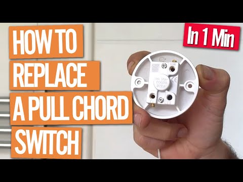 How to Replace a Pull Cord Switch (under 1min)