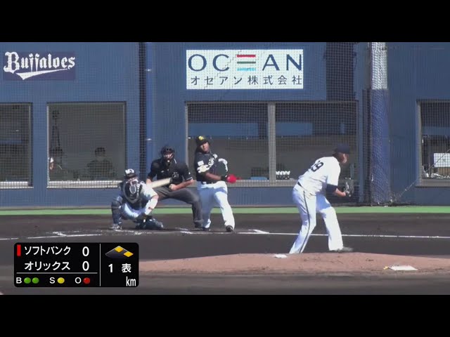 【ファーム】ホークス・デスパイネ 右中間を破る先制の2点タイムリー2ベースヒット!! 2020/10/27 B-H(ファーム)