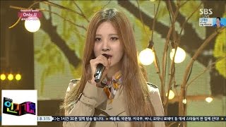 [소녀시대-태티서( TaeTiSeo)] Only U 온니 유 @인기가요 Inkigayo 140921