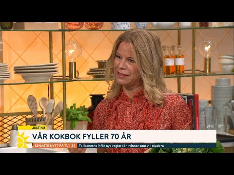Klassiska kokboken fyller 70 år! | Nyhetsmorgon | TV4 & TV4 Play