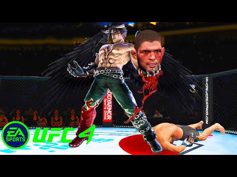 UFC4 Khabib Nurmagomedov vs Jim Kazama Devil EA Sports UFC 4