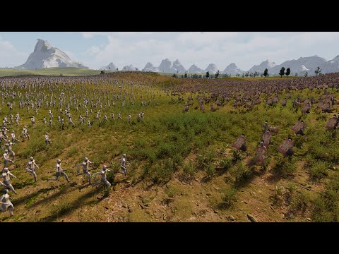 400,000 Roman Generals vs 3 Million Zombies Footmen and Persians Ultimate Epic Battle Simulator 2