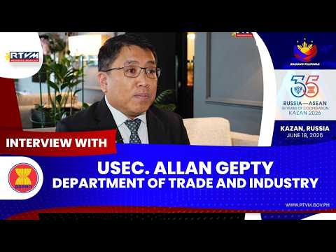 Interview with Undersecretary Allan Gepty, Department of Trade and Industry