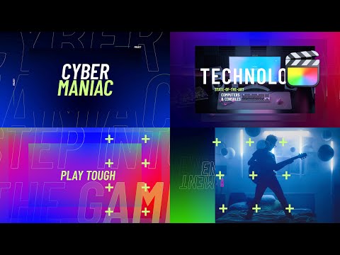 Cyber Maniac Modular Template for Final Cut Pro — Motionvfx