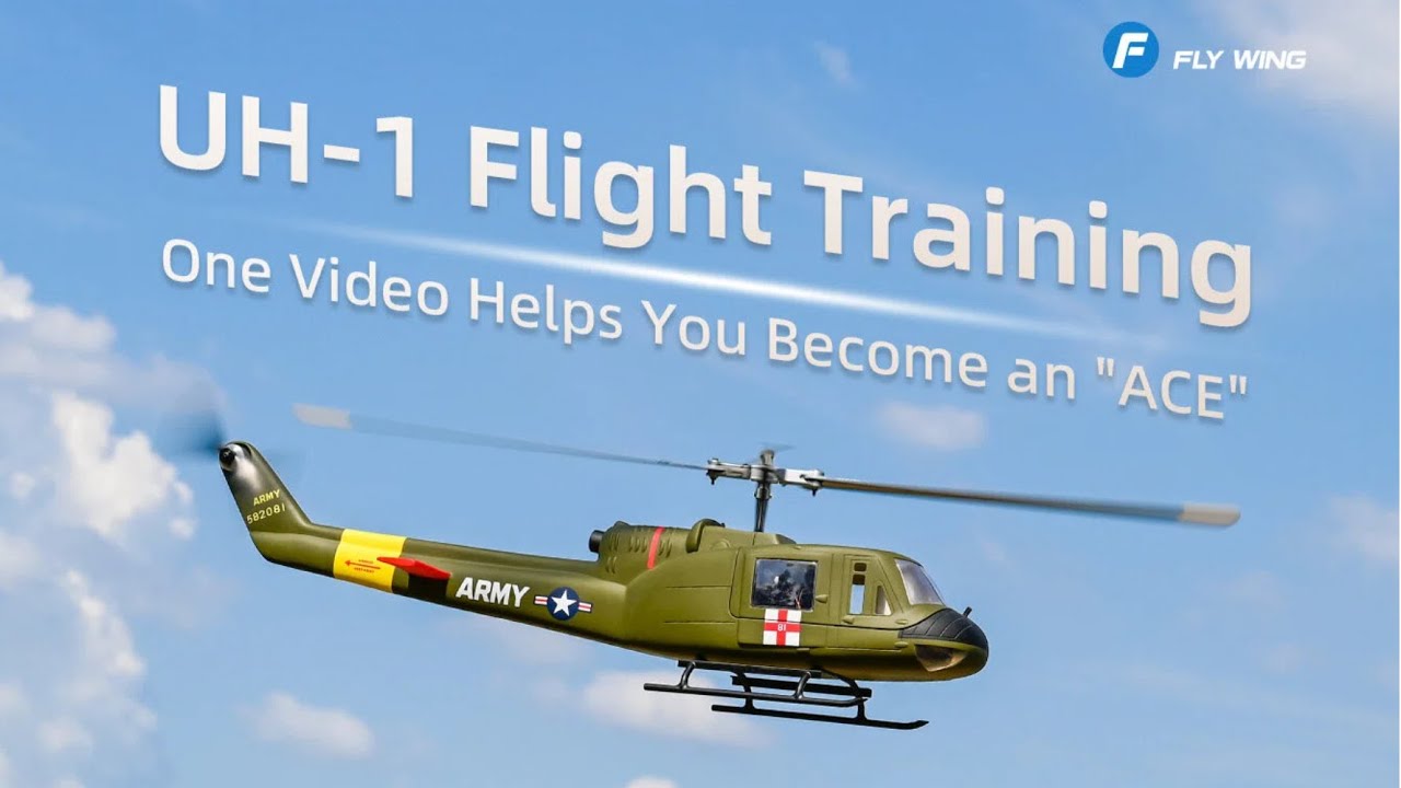 UH-1 Two-blade Flight Tutorial | ACE Flight controller