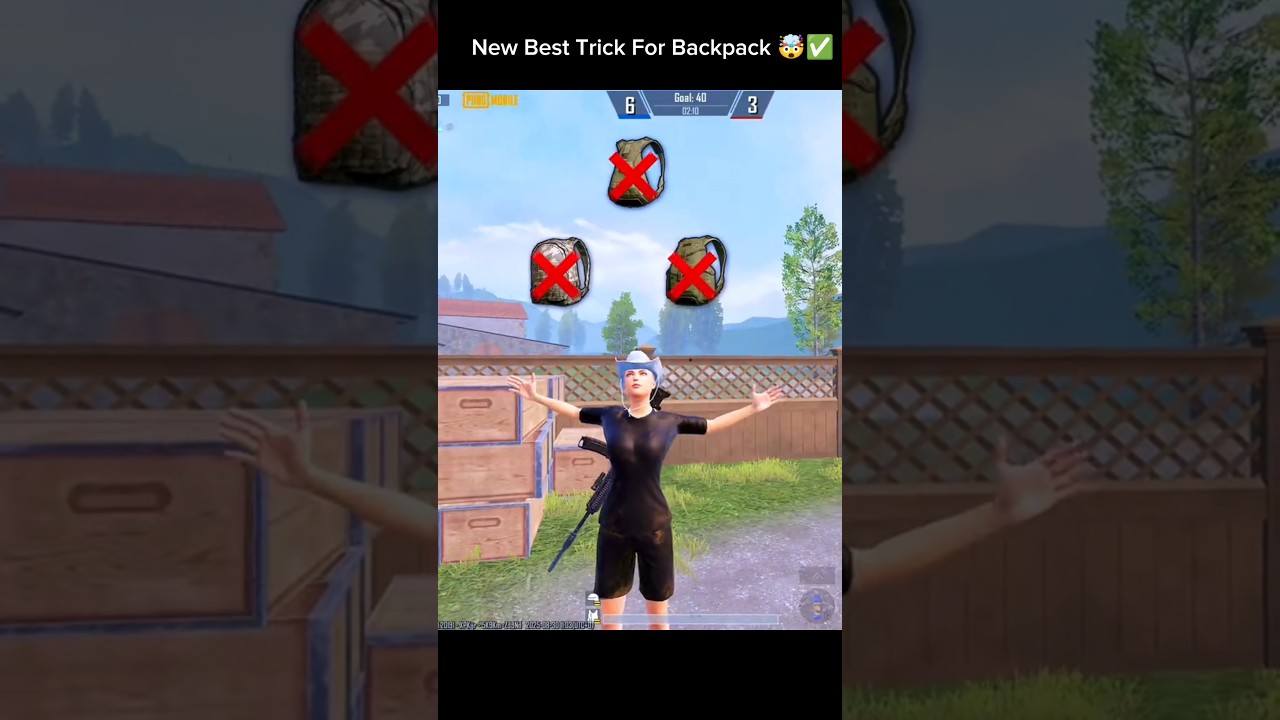 New Best Trick For Backpack 🤯✅ #pubgmnextstarprogram#pubgmobile #pubgmobilec9s26#mrijazplays
