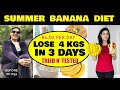 3 Day Banana Diet For Weight Loss