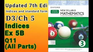 D3 math|Ch 5|Ex 5B|Q11_All_Parts|New Updated 7th Edition|New Oxford Mathematics 3|Sir Sajid Mehmood