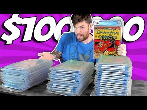 HUGE CGC UNBOXING $100,000 Worth Of Comic Books Haul