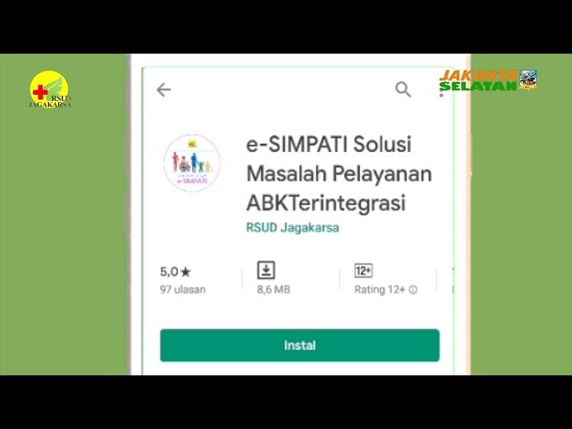 Manfaat Aplikasi E Simpati RSUD Jagakarsa
