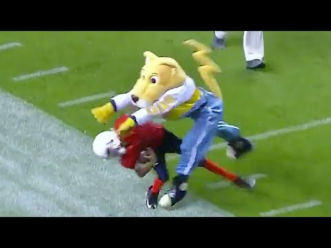 Mascots Savage Moments Against Little Kids