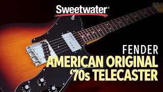 Video thumbnail for Fender American Original '70s Telecaster Custom Guitar Demo by Sweetwater