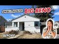 Small House Big Renovation - Small House Flip Before, Fixer Upper Home Tour, Remodel Scope of Work