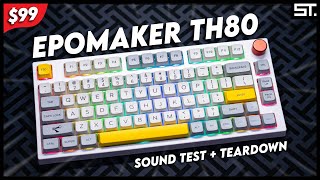 Download lagu Epomaker TH80 Review   Teardown - Gateron Pro Blue | Samuel Tan mp3