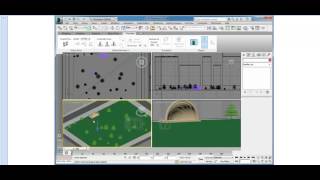 AutoDesk 3ds Max 2014 - Populating a Simulation