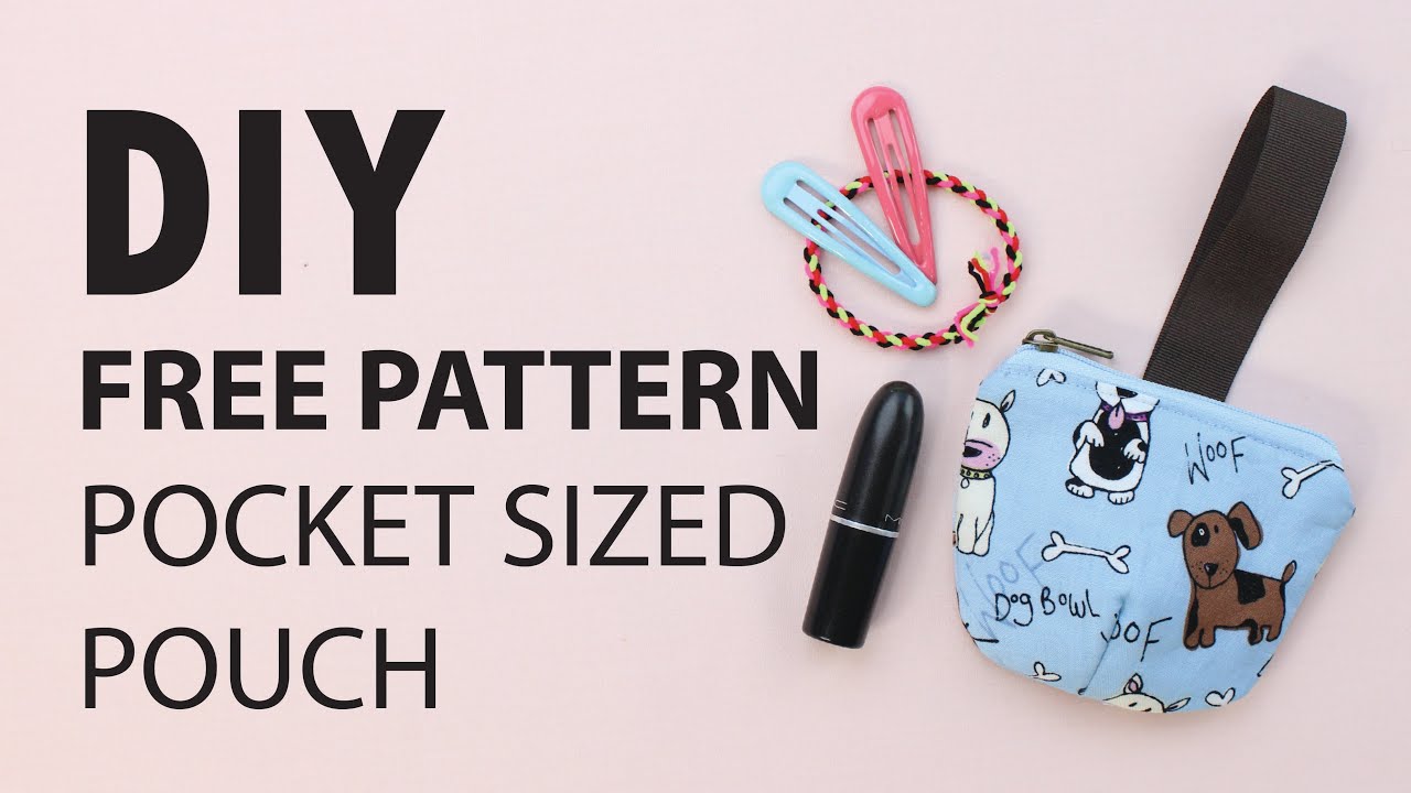 DIY Free Pattern - Pocket Sized Pouch