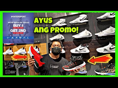 GREAT DEALS ON BASKETBALL SNEAKERS AT INTER SPORTS AYALA MALLS VERTIS NORTH!