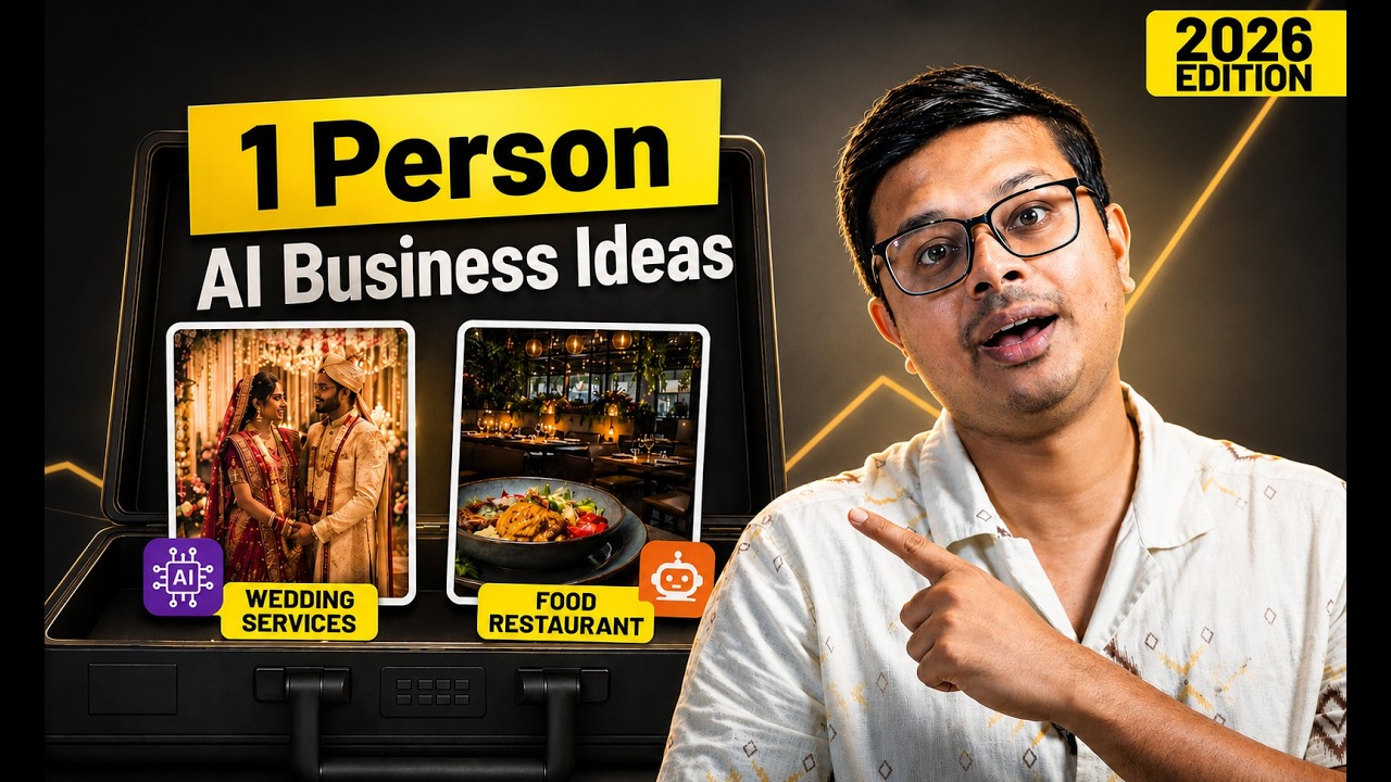 7 AI Businesses You Can Run Completely Alone | StartupGyaan
