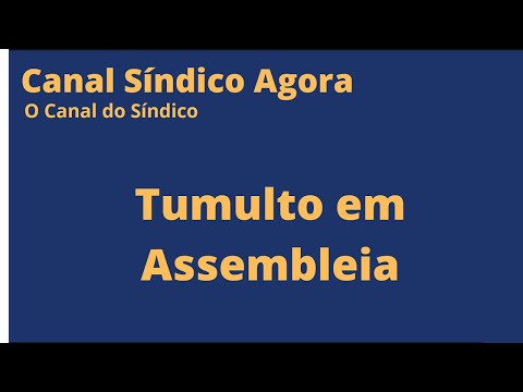 Tumulto em Assembleia