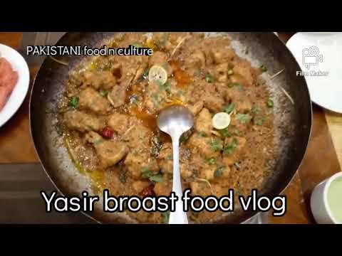 Yasir broast food vlog/layers cake