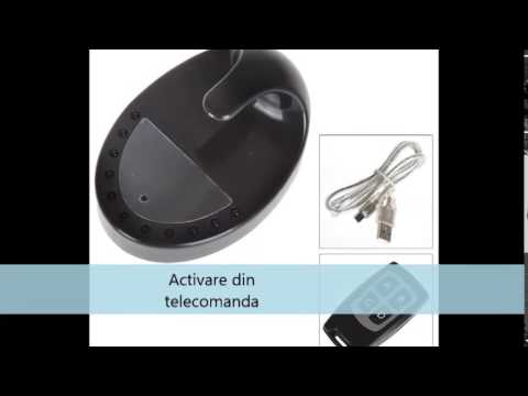 Camera Spy night vision ascunsa in cuier si senzor de miscare 32 Gb, HD 720p