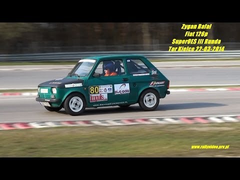 Zygan Rafał - Fiat 126p - SuperOES 3 Runda Tor Kielce 22-03-2014