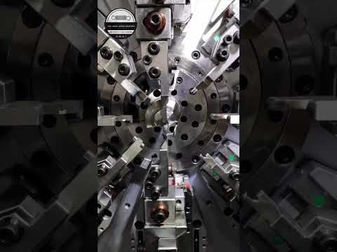 Compression steel spring