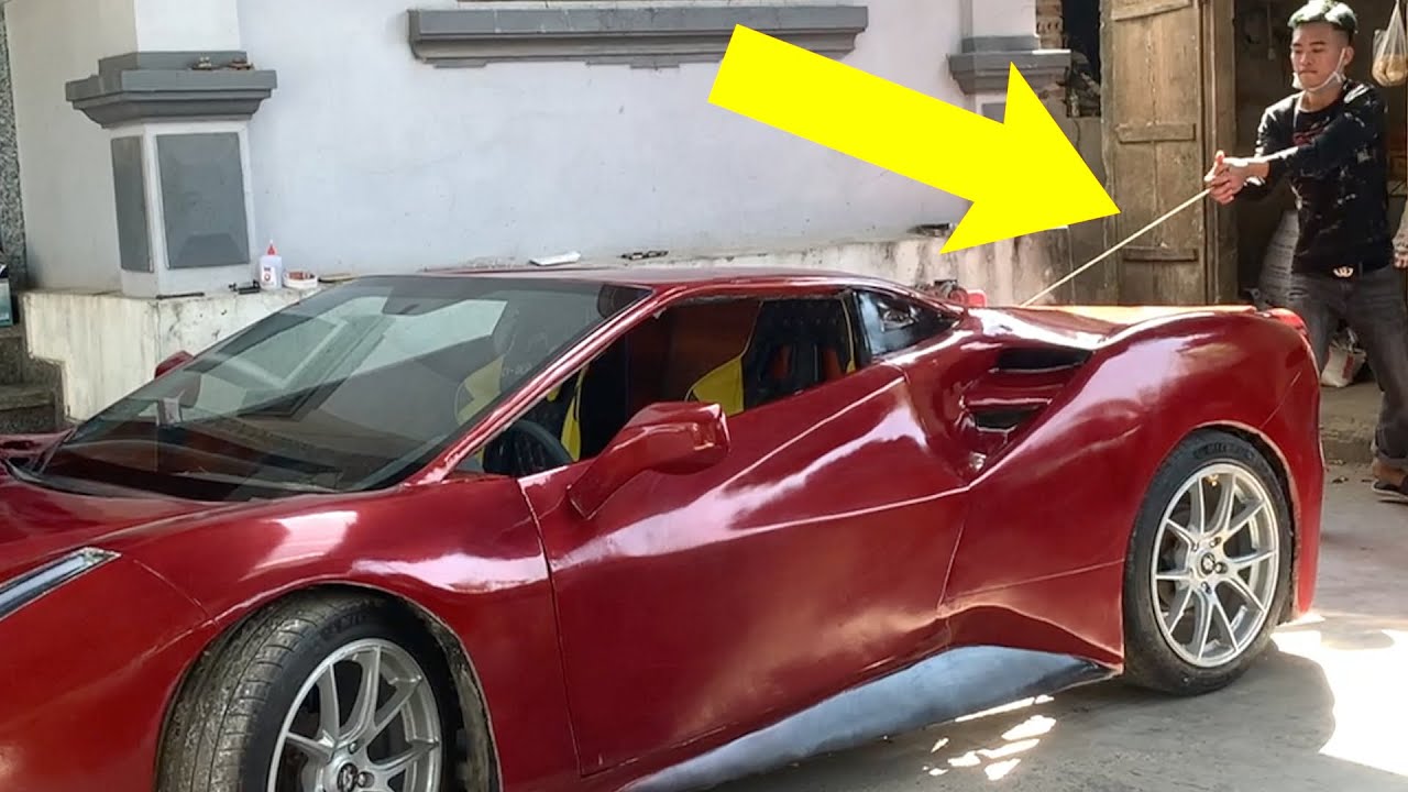 Homemade Ferrari that cost 1000 to build