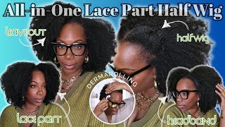 Full Wig? Half Wig? Lace Part Wig? ALL-in-ONE Drawstring Wig + Natural Hair Loss Update HergivenHair