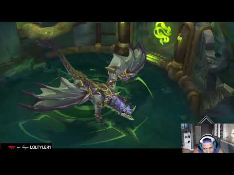 Tyler1 reacts to the NEW Chemtech Dragon in Season 12