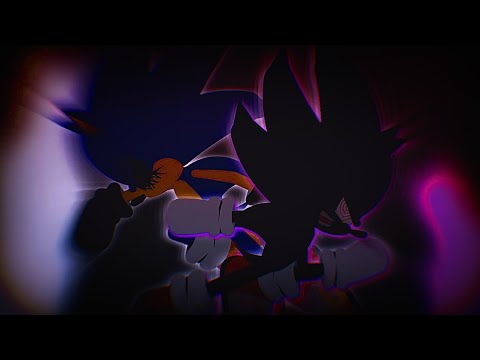 Dark fleetway Sonic vs Xain (Sonic exe) (stick nodes)