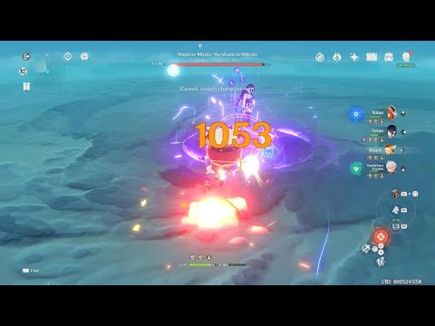 C2 Nilou 1 Million Lingering Aeon Dmg vs L90 Raiden Boss