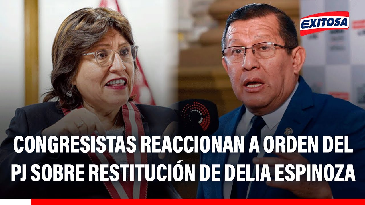 🔴🔵 PJ ratifica ORDEN que restituye a Delia Espinoza: "Tiene que acatarse así no nos guste"