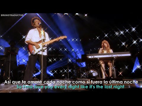 Lady Gaga, Bruno Mars - Die With A Smile // Lyrics + Español // Live in Las Vegas