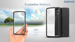 preview picture of video 'Sonivo Fusion Bumper Case Clear Back Cover for LG Google Nexus 5'
