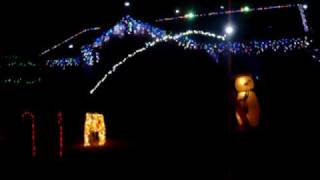 Christmas decorations at 7857 Cole St. in Downey, CA