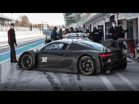 [3D Binaural Audio] 40 mins in Monza's Pit Lane: Wheel Guns, Air Jacks, Pit Limiters & More!