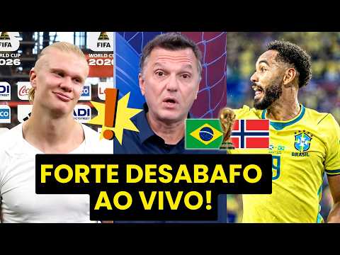 MAURO CEZAR DESABAFA! “PELO AMOR DE DEUS!!! NÃO SE PODE FALAR NADA DO BRASIL AGORA??? O HAALAND…”
