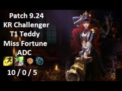 T1 Teddy - Miss Fortune vs Lucian - KR Challenger 1102 LP