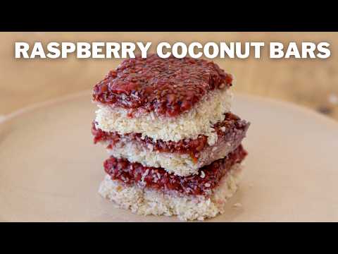 Coconut Raspberry Bars