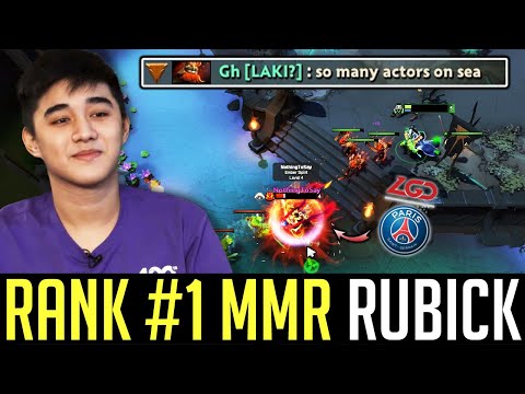 How RANK 1 in MMR play mid RUBICK? - ABED vs LGD Mid Laner - 17 Mins GG! DOTA 2